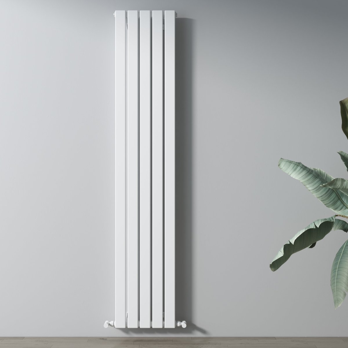Carisa Plata Dikey Alüminyum Radyatör Modern Tasarım Beyaz - carisa