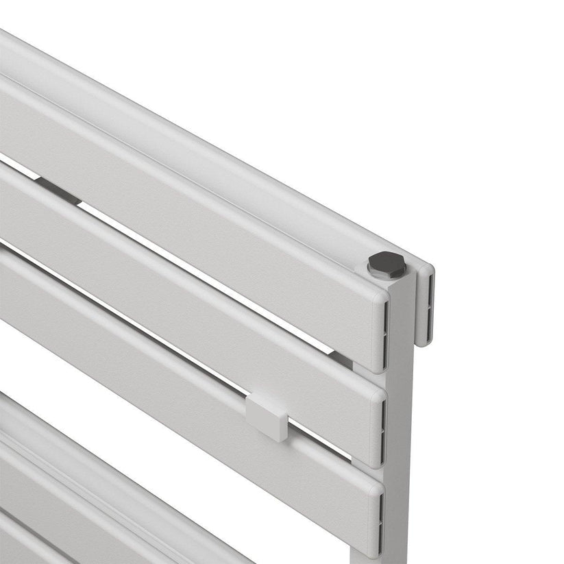 Carisa Plata Double Bath Alüminyum Havlupan Modern Tasarım Beyaz - carisa