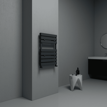 Carisa Plata Double Bath Alüminyum Havlupan Modern Tasarım Siyah - carisa