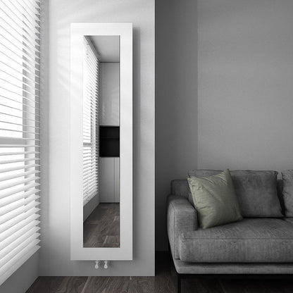 Carisa Quadro Dikey Alüminyum Radyatör Modern Tasarım Beyaz - Carisa