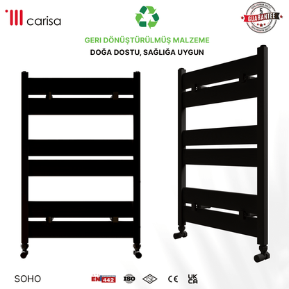 Carisa Soho Alüminyum Havlupan Siyah Standart Bağlantı - carisa