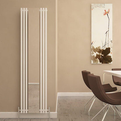 Carisa Sophia Mirror Dikey Alüminyum Radyatör Modern Tasarım Beyaz - Carisa