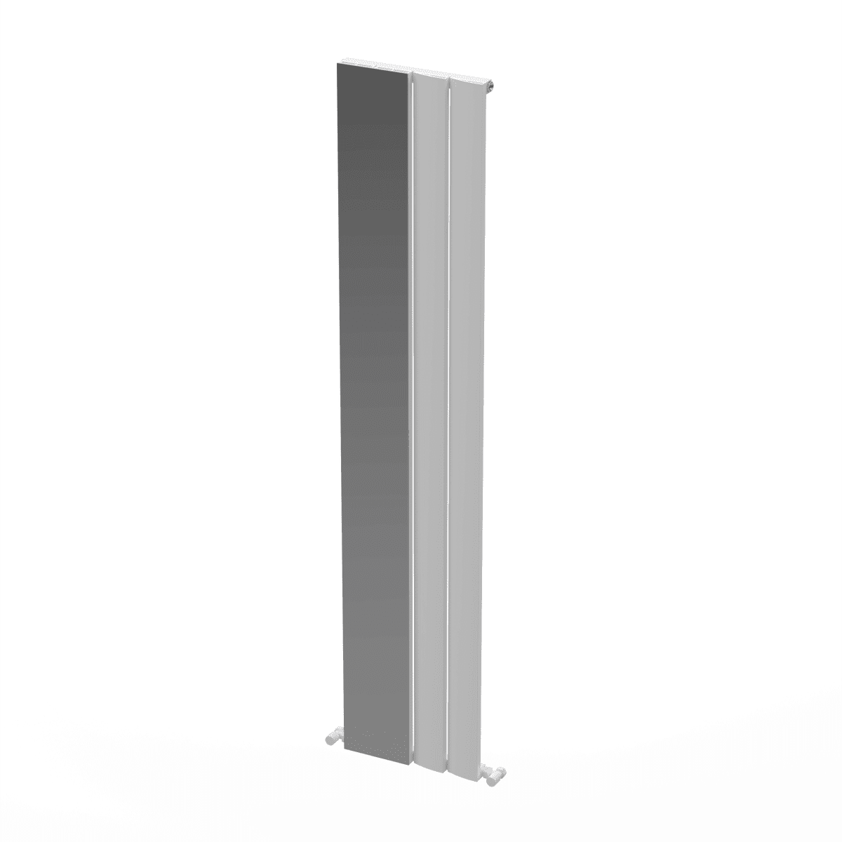 Carisa Step Mirror Dikey Alüminyum Radyatör Modern Tasarım Beyaz - Carisa