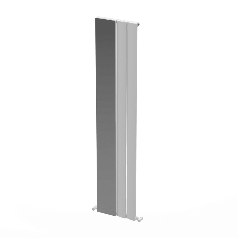 Carisa Step Mirror Dikey Alüminyum Radyatör Modern Tasarım Beyaz - Carisa