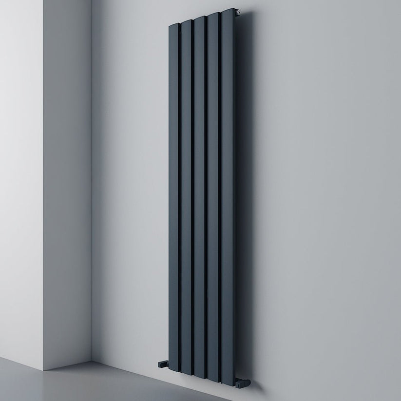 Carisa Step Dikey Alüminyum Radyatör Modern Tasarım Antrasit - carisa