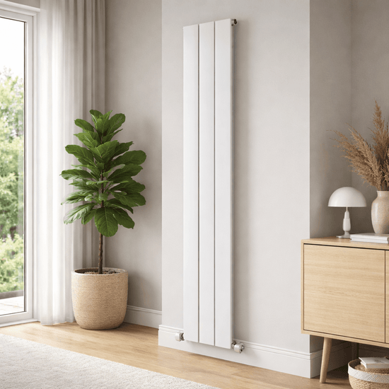 Carisa Step Dikey Alüminyum Radyatör Modern Tasarım Beyaz - carisa