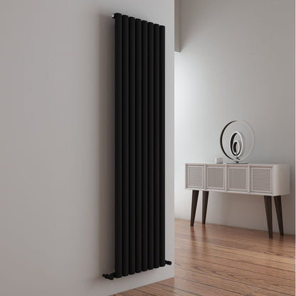 Carisa Tallis Dikey Alüminyum Radyatör Modern Tasarım Siyah - carisa