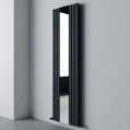 Carisa Tallis Mirror Dikey Alüminyum Radyatör Modern Tasarım Siyah - Carisa
