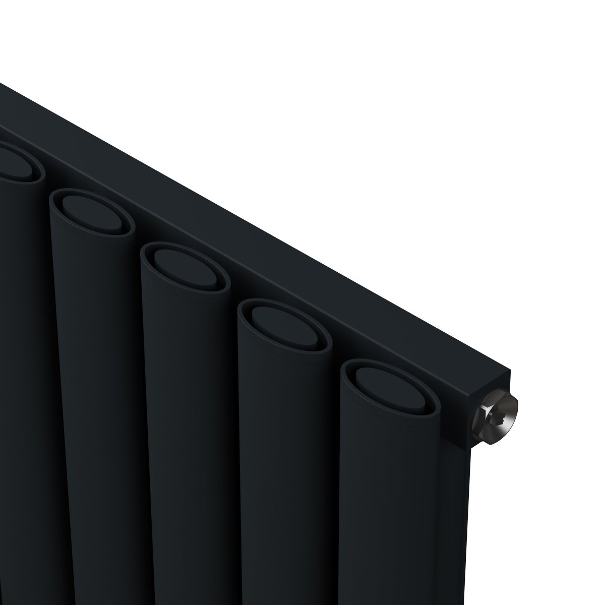 Carisa Tallis Yatay Alüminyum Radyatör Modern Tasarım Siyah - carisa