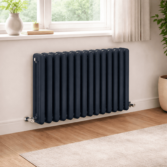 Carisa Tubo Alüminyum Radyatör Antrasit Standart Bağlantı - carisa