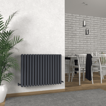 Carisa Tubo Alüminyum Radyatör Antrasit Standart Bağlantı - carisa