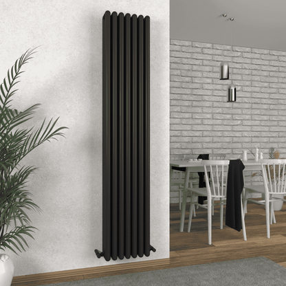 Carisa Tubo Alüminyum Radyatör Siyah Standart Bağlantı - carisa