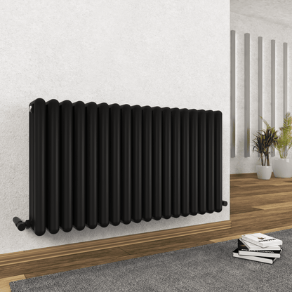 Carisa Tubo Alüminyum Radyatör Siyah Standart Bağlantı - carisa