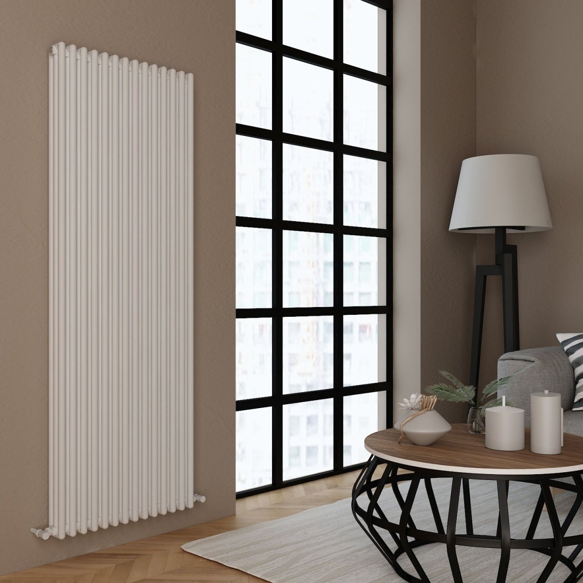 Carisa Tubulous Alüminyum Radyatör Beyaz Standart Bağlantı - carisa