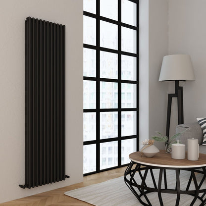 Carisa Tubulous Alüminyum Radyatör Siyah Standart Bağlantı - carisa