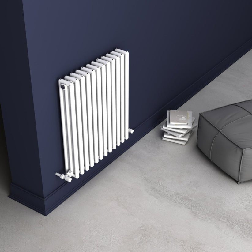 Carisa Tubulous Yatay Alüminyum Radyatör Modern Tasarım Beyaz - carisa