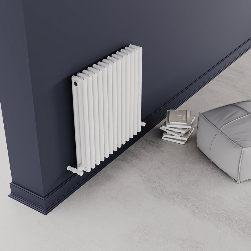 Carisa Tubulous Yatay Alüminyum Radyatör Modern Tasarım Beyaz - carisa