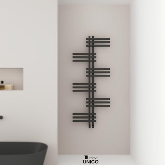 Carisa Unico Alüminyum Havlupan Modern Tasarım Siyah - carisa