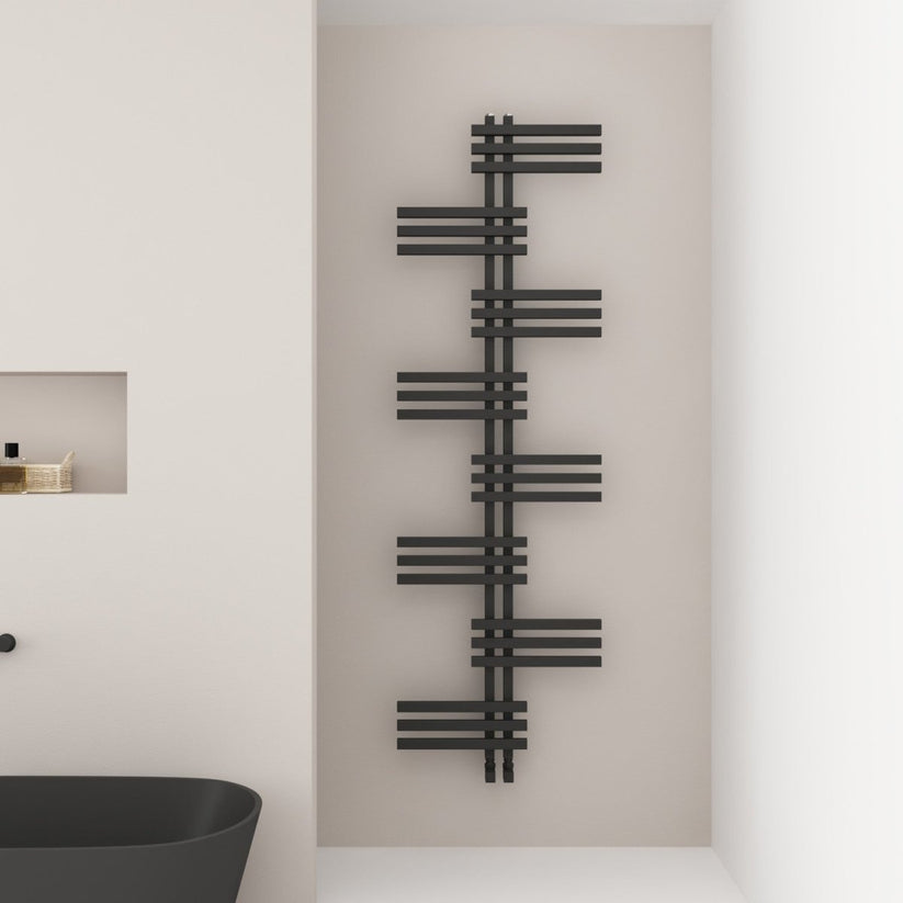 Carisa Unico Alüminyum Havlupan Modern Tasarım Siyah - carisa