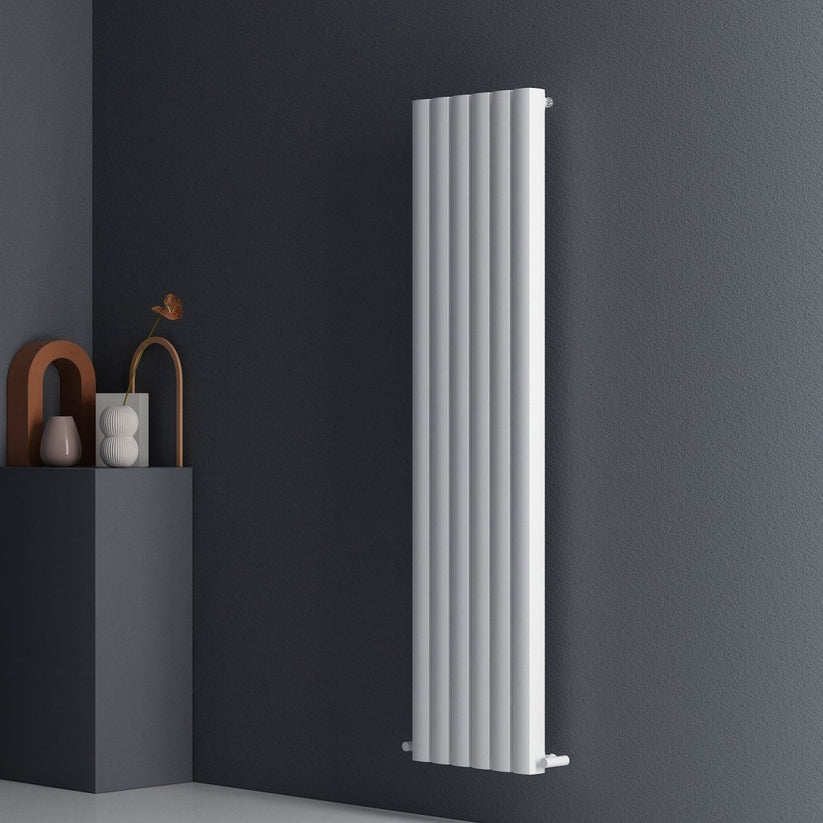 Carisa Vesta Dikey Alüminyum Radyatör Modern Tasarım Beyaz - carisa
