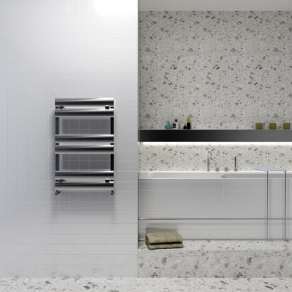 Carisa Elliptic Bath Alüminyum Havlupan Modern Tasarım Parlak Eloksal