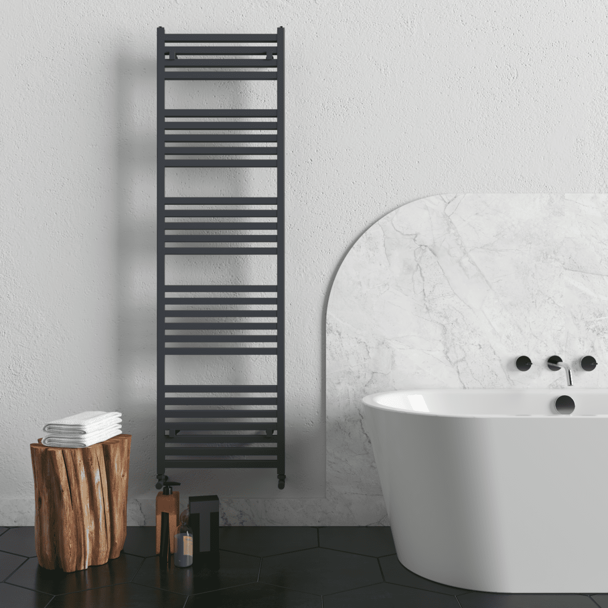 Carisa Fame Alüminyum Havlupan Modern Tasarım Antrasit - carisa