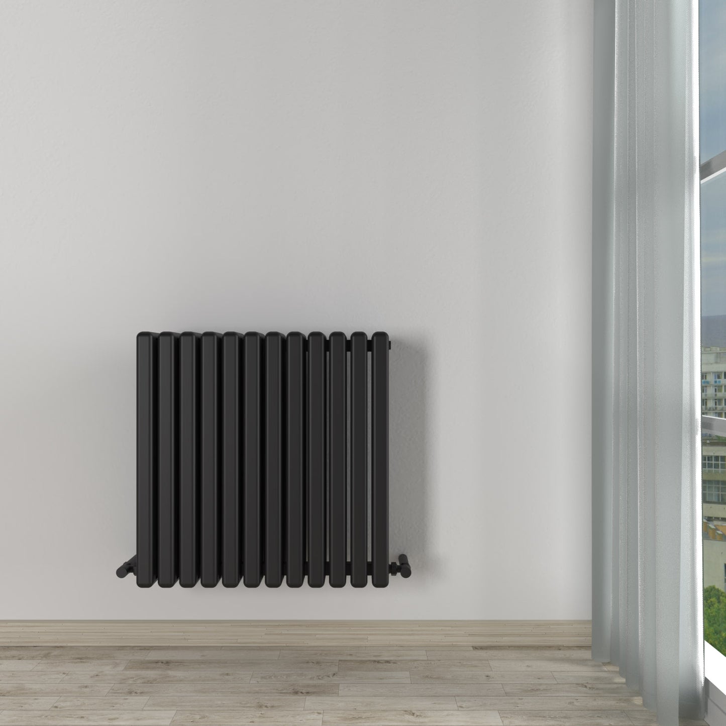 Carisa Karo Alüminyum Radyatör Antrasit Standart Bağlantı.