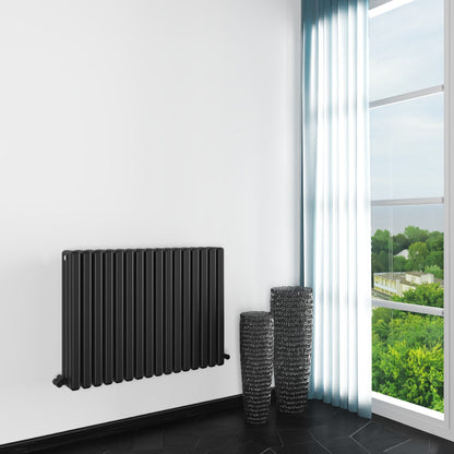 Carisa Karo Alüminyum Radyatör Siyah Standart Bağlantı.