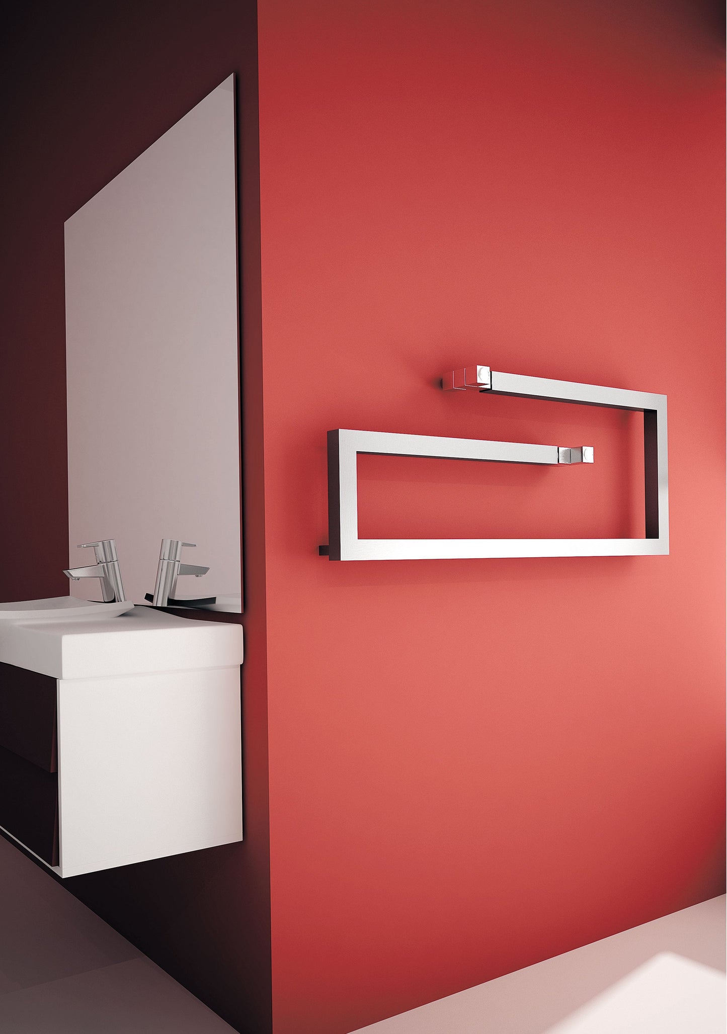 Carisa Klips Paslanmaz Çelik Havlupan Modern Tasarım Ayna Polisaj