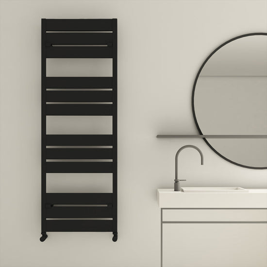 Carisa Mack Bath Alüminyum Havlupan 1200 x 0600 mm 11 Dilim Siyah Standart Bağlantı