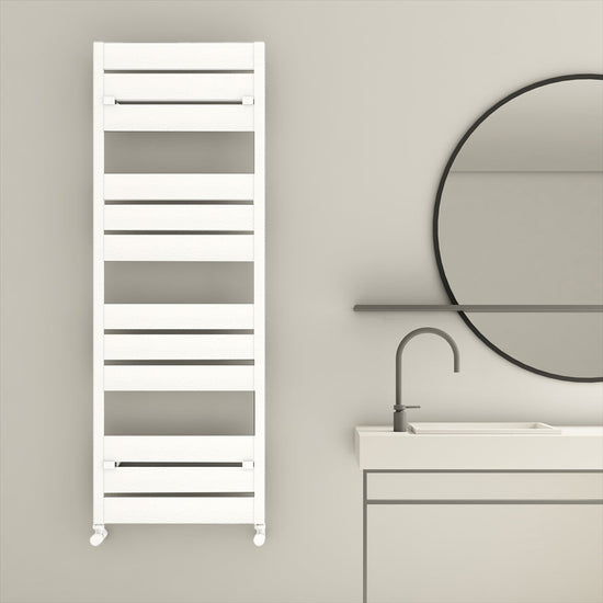 Carisa Mack Bath Alüminyum Havlupan 1200 x 0600 mm 11 Dilim Beyaz Standart Bağlantı