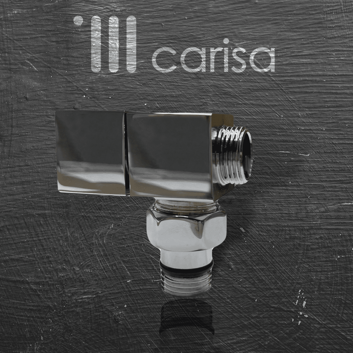 Minimalist Krom Köşe Vana - carisa