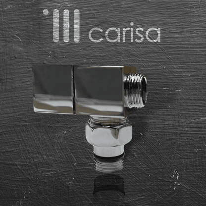 Minimalist Krom Köşe Vana - carisa