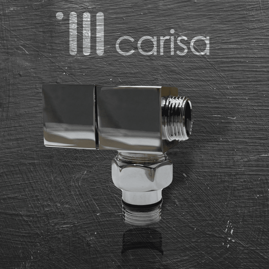 Minimalist Krom Köşe Vana - carisa