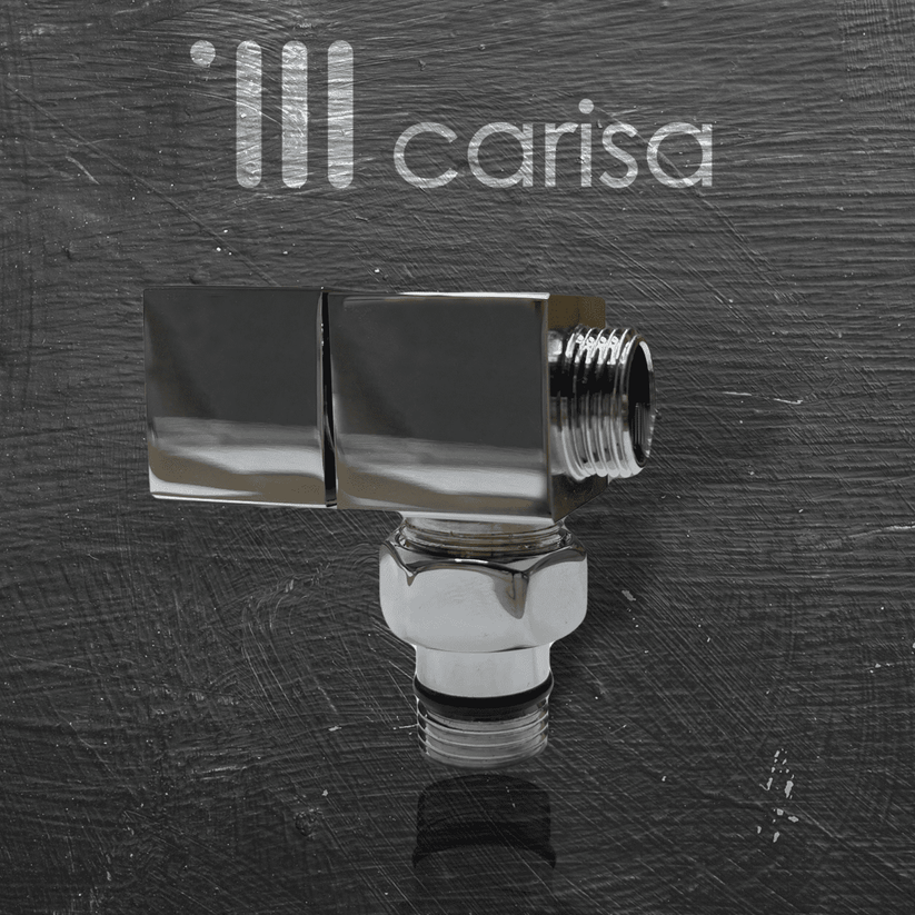 Minimalist Krom Köşe Vana - carisa