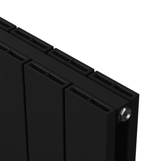 Carisa Nemo Double Alüminyum Radyatör Siyah Standart Bağlantı