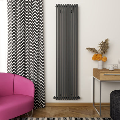 Carisa Sophia Alüminyum Radyatör Siyah HB Orta Bağlantı