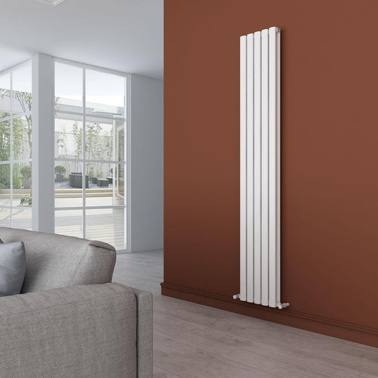 Carisa Tallis Double Alüminyum Radyatör 1800 x 0230 mm 4 Dilim Beyaz Standart Bağlantı