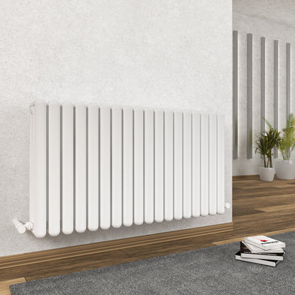 Carisa Tubo Alüminyum Radyatör 0640 x 0590 mm 12 Dilim Kırık Beyaz Standart Bağlantı